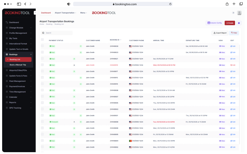 Booking Management Image